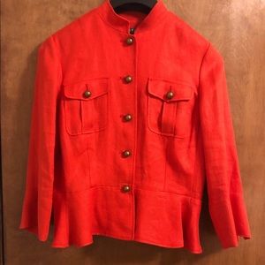 Women’s Ralph Lauren military style Linen Blazer